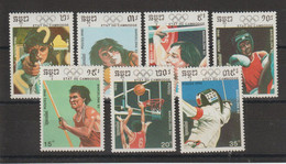 Cambodge 1990 JO Barcelone 917-23, 7 Val ** MNH - Cambodge