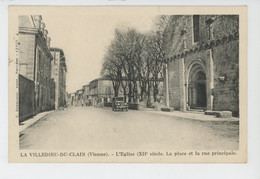 LA VILLEDIEU DU CLAIN - L'Eglise - La Place Et La Rue Principale - La Villedieu Du Clain