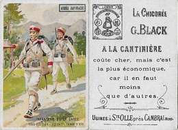 CHROMOS. Chicorée "G. BLACK". Armée Japonaise. Infanterie De La Garde En Tenue D'été...S3379 - Thé & Café