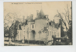 DANGÉ - Le Château De La FONTAINE - Dange Saint Romain