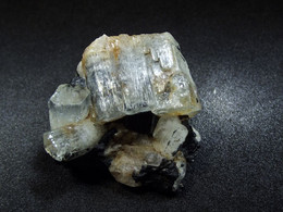 Aquamarin With Schorl (2.5 X 2.5 X 1 Cm.) - Erongo Mountains - Namibia - Minéraux