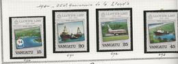 VANUATU - TIMBRES N° 690 A 693 -NEUF SANS CHARNIERE -ANNEE 1984 - - Vanuatu (1980-...)