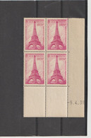 N° 429 - 90c+50c TOUR EIFFEL - Tirage Du 4.4.39 Au 12.4.39 -5.04.1939 - - 1930-1939