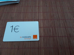 Orange Prepaidcard 1 Euro Used  Rare - Voorafbetaalde Kaarten: Gsm