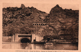 13 / MARSEILLE / L ESTAQUE PLAGE / CANAL DU RHONE , ENTREE DU TUNNEL DU ROVE - L'Estaque