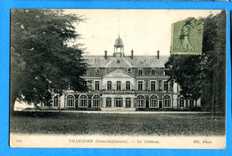 N14-472, Villequier , Château, 100, Circulée 1918 - Villequier