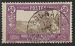 NOUVELLE-CALEDONIE N°150 Oblitération De Bourail - Impuestos