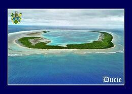 Pitcairn Islands Ducie Island Aerial View Postcard Pitcairninseln AK - Pitcairn Islands