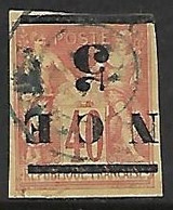 NOUVELLE-CALEDONIE N°6a  Variété Surcharge Renversée - Used Stamps