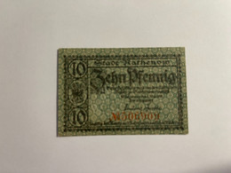 Allemagne Notgel Rathenow 10 Pfennig - Collections