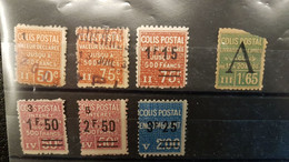 1926 à 1938 - COLIS POSTAUX - YVERT 57/98/135/87/74/76/154 - Otros