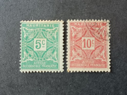STAMPS MAURITANIE AFREQUE OCCIDENTALE FRANCAISE 1914 TAXE - Gebraucht