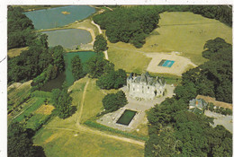 85. SAINT JULIEN DES LANDES. LA MOTHE ACHARD. CPSM. VUE AERIENNE."DOMAINE DE LA FORET". RESTAURANT.CAMPING . CARAVANING. - La Mothe Achard