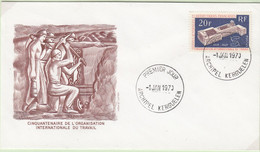 TAAF 1970 IAO 1v  FDC Ca Archipel  Kerguelen (TAF155A) - FDC