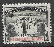 Senegal Mh Nc * 1906 42 Euros Postage Due Timbre Taxe - Strafport