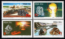 South Africa - 1984 - Minerals - Mint Stamp Set - Unused Stamps