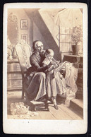 Vers 1875 PHOTO CDV GOUPIL ? - Jeunesse Et Vieillesse - Grand Mère Avec Fillette ! - Alte (vor 1900)