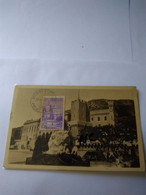 Monaco Maximun Card Carte Maximun Montecarlo Palais 1943.by René Delbrel.better Condition.registered Letter 1or 2 Pieces - Brieven En Documenten