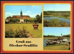 F0723 - TOP Diesbach Seußnitz Dampfer Weiße Flotte - Verlag Bild Und Heimat Reichenbach - Diesbar-Seusslitz