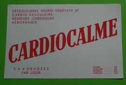 Buvard 1015 - Laboratoire - CARDIOCALME - Etat D'usage: Voir Photos- 21x13.5 Cm Environ - Vers 1950 - Produits Pharmaceutiques
