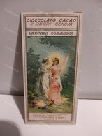 Delcampe - Italy Italia Cartoncino Pubblicità Advertising Cioccolato Cacao Costanzo Decri Genova La Divina Commedia  98 X 48 Mm - Chocolat