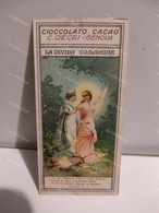 Italy Italia Cartoncino Pubblicità Advertising Cioccolato Cacao Costanzo Decri Genova La Divina Commedia  98 X 48 Mm - Chocolat