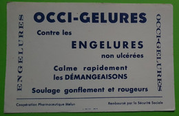 Buvard 1020 - Laboratoire - OCCI-GELURES - Etat D'usage: Voir Photos- 21x14 Cm Environ - Vers 1950 - Produits Pharmaceutiques