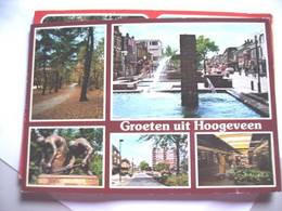 Nederland Holland Pays Bas Hoogeveen Met Veenarbeiders Standbeeld - Hoogeveen