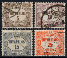 Official Dienstmarke 1922  Hungary - Used - Servizio