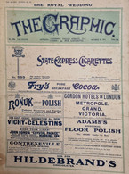 Complete Vintage Magazine - The Graphic - October 18, 1913 - The Royal Wedding - Prince Arthur Of Connaught - Europa