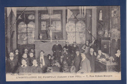 CPA Commerce Devanture Magasin Shop Circulé Lyon Cabaret D'art POL - Restaurants