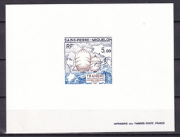 SPM - Epreuve De Luxe De La Course Lorient - Saint-Pierre-et-Miquelon - Imperforates, Proofs & Errors