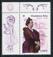 TIMBRE** De 2021 Gommé En Coin De Feuille Avec Marges Illustrées "1,08 € - MADELEINE BRES" - Unused Stamps