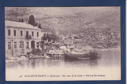 CPA Albanie Alliance Santi écrite - Albanië