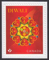 Qt. DIWALI = FESTIVAL HOLIDAY = Stamp Cut From Booklet Canada 2021 MNH - Carnival