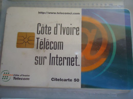 IVORY COAST  USED CARDS ADVERTISING  INTERNET - Côte D'Ivoire