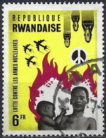 Rwanda 1966 - Mi 180A - YT 170 ( Fight Against Nuclear Arms ) - Oblitérés