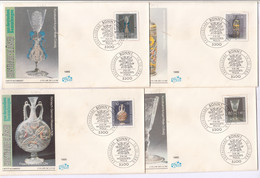 Germany Deutschland FDC 1986, Relief Funds (charity Issue), Glassware,Cond. Art., , Marginal Stains, - Verres & Vitraux