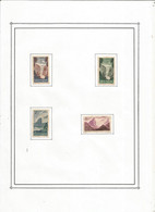 TIMBRE , Neuf , Sur Charnière, REUNION, 1f, 1f20, 2f, 5f, LOT DE 4 TIMBRES, 2 Scans, Frais Fr 1.65 E - Nuevos