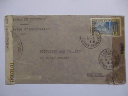 Französisch Guyana, Zensur Luftpostbrief 1944 Nach New York (53825) - Guyana (1966-...)