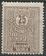 ROUMANIE / TAXE N° 72 NEUF - Postage Due