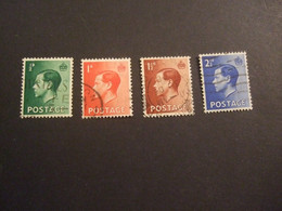 Great Britain 1936 - Edouard VIII ( Mi 193/96 - YT 205/08 ) Complete Series CTO. (V37-TVN) - Used Stamps