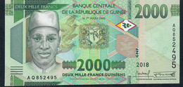GUINEA NLP 2000 Francs 2018 Issued 2019 UNC - Guinée