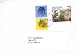 Brief Von 4861 Schörfling Am Attersee Mit 85 Cent Mischfrankatur Carl Ritter Von Ghega 2021 - Lettres & Documents