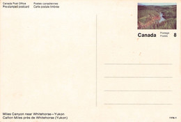CANADA - PICTURE POSTCARD 8c MILES CANYON Unc / ZM99 - 1953-.... Regering Van Elizabeth II