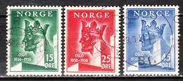 317/19  Fondation D'Oslo - Série Complète - Oblit. - LOOK!!!! - Used Stamps