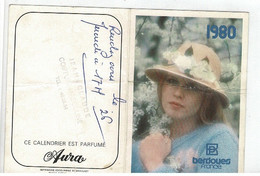 Petit Calendrier1998- D.10 X 7,5cm-  Calendrier Berdoueg France - AURA. 1980 - Petit Format : 1921-40