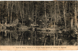 CPA 78 - CHAMBOURCY - FORET DE MARLY -  RUINES DE L EGLISE OGIVALE DE L ABBAYE DE JOYENVAL - DETRUITE A LA REVOLUTION - Chambourcy