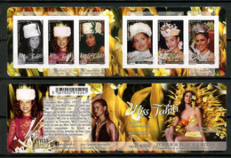 POLYNESIE 2020 Carnet N° C1252 ** ( 1252/1257 ) Neuf MNH Superbe Personnalités Miss Tahiti Tepava Fuller Bonno Bousquet - Ungebraucht