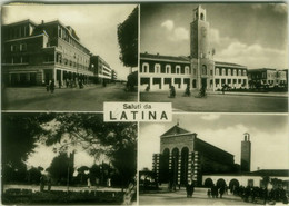 LATINA - SALUTI / VEDUTINE - SPEDITA 1951 (8999) - Latina